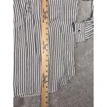 The Kooples Lace Up Striped Shirt Long Sleeve Size 2 Popover Top French Design Photo 8
