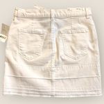 J Brand  | Leila Mid Rise White Denim Pencil Skirt | Size 26 Photo 6