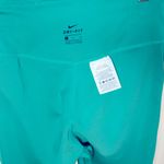 Nike  Women's One Rainbow Ladder 7/8 Leggings Mid Rise Small‎ Green Running EUC Photo 9