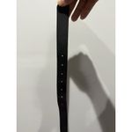 Obey  UNISEX LEATHER WAIST BELT COLOR BLACK AND SILVER BUCKLE  43" Sz M Photo 5