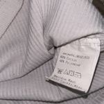 SheIn White Summer Ribbed Short Sleeve Cropped Shirt Size Medium Photo 5