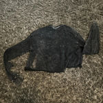 JOURNEY | ACID WSH | LONG SLEEVE | CROP BAND TEE medium Gray Photo 4