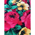 Vintage Paralyzed Veterans of America Scarf Garden of Yellow Red Roses Photo 1