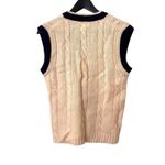 Evan Picone  X SAKS FIFTH AVENUE 100% Wool Sweater Vest Vintage Large Photo 2
