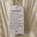 Women's White Cable Knit Cardigan size L length 29” bust 42” beautiful sweater Size L Photo 5