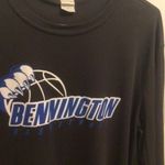 Gray Bennington Badgers Basketball Shirt Size M Photo 4
