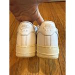 Nike Air Force 1 Shoes Womens Size 8 Low Top Leather 315115-112 Sneakers Clean Photo 3