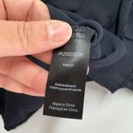 Jason Wu Blouse Womens Size 12 Blue Black Tie Neck Long Sleeve Career Photo 4