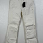 R13  NWT Kick Garret White Jeans Size 26 Photo 0