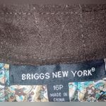 Briggs New York  Brown Quilted Light Weight Coat Size 16P Photo 7