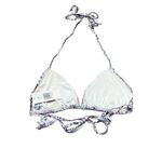 Eberjay Eberjey Marimar Gisele Swimwear Bikini Top Cream Red Floral Large Adjustable NWT Photo 2