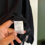 Velvet By Graham And Spencer Black sequin embroidered bohemian tunic blouse Photo 4