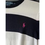 Ralph Lauren  Women's Striped Crew Neck Sweater Size S Photo 4