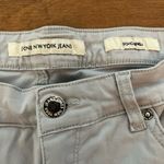 Jones New York Women's Size 6 Jeans Soho Ankle Light Gray Grey Chino Pants EUC Photo 4