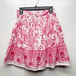 Worth Floral Skirt Womens 0 Cotton Paisley Fairy Boho Cottage Festival Prairie Pink Photo 0