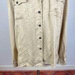 & Other Stories & Other Stories Tan Boxy Button Down Shirt Photo 3