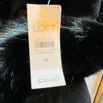 Loft NEW Ann Taylor Wool Blend Black Cape Jacket Size Medium NWT Photo 6