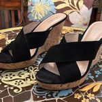Charles David  SUEDE/CORK WEDGE SANDALS SZ:10 Photo 0