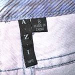 AZI Stylish Blue and White animal Patterned jeans brand new Size 8 Photo 4