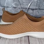 Maiitrip comfort elastic sock slip on lightweight shoes sz 39 Tan Photo 5