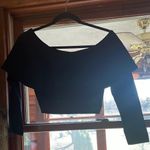 Forever 21 Off-The-Shoulder Long Sleeve Crop Top Photo 0