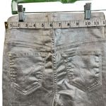 MOTHER The Looker High Waist Skinny Jeans Silver Lining Size 24 NWT Metallic Photo 5
