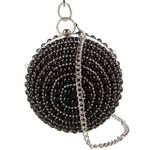 Badgley Mischka NWT  Crystal Embellished Bracelet Ball Evening Bag Photo 2