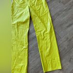 Naked Wardrobe Lime Green Straight-Leg Pants Photo 4