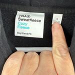 Aritzia TNA Women's Black Cozy Fleece Boyfriend Fit Sweatshirt Size Small Photo 4