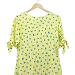 Faithfull the Brand NWT  Emilia Luda Lemon Yellow Floral Midi Dress Size Large /8 Photo 6