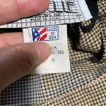 Vintage La Belle brown Houndstooth Midi Pencil Skirt W Slit Women’s‎ Size 5 Photo 4