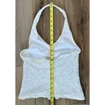 Y2K DE.CØDED White Lace Button Front Tank Top Small Made in USA Fairycore Photo 4