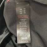 ASOS NWOT Velvet Halter Cross Front Mini Dress - Black - US 10 Photo 7