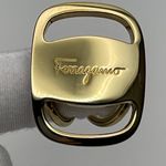Salvatore Ferragamo  Vara Goldtone Scarf Ring - Preowned Photo 1