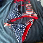 American Flag Bikini Set Medium Red Photo 1