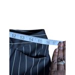 Anne Klein Womens Pinstripe Stretch Pant Black/White Work Attire Stretchy Sz 6 Photo 9