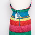 Alice + Olivia Lyndon Striped Halter Maxi Dress Photo 5