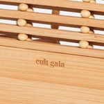 Cult Gaia 
Ark Cutout Bamboo Flap Crossbody Bag In Natural NWT $260 summer purse Photo 5