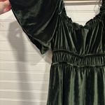 Altar'd State  Green Velvet Dress  Photo 1