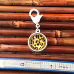 Chico's  Cheetah Print Silver Tone Charm Photo 2
