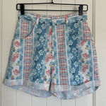 Romwe NWOT‎ |  women’s patterned cuffed shorts — small (size 4) Photo 0