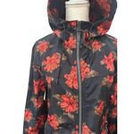 Coach Floral Windbreaker Hoodie Jacket Size Small Photo 4