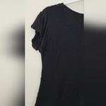 Desigual  Black Floral embroidered boho dress size medium Photo 6