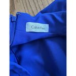 Calvin Klein Military Dress V Neck Belted Pleated Sleeveless Sz 0 Office Siren Photo 12