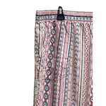 Westport  Tribal Print Cropped Pull-On Pants White Size 2X Coastal Boho Beach Photo 4