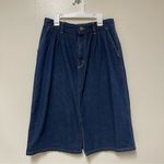 Lee VTG 80s Denim Midi Skirt Dark Wash
Indigo A-Line Size 13 Retro High Waisted Photo 0