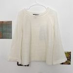 United Stated Sweaters White Flowy Soft Sweater  Photo 0