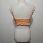 ASOS 4th + Reckless Sherbert Orange Buckle Detail Crop Top Size 8 Tall Photo 4