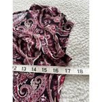 White House | Black Market  Horse-bit Paisley Print Cap Sleeve Top Blouse Size XS Photo 5