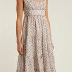 Zimmermann Pink Heathers Floral-print Linen Midi Dress In Ditsy Floral Photo 0